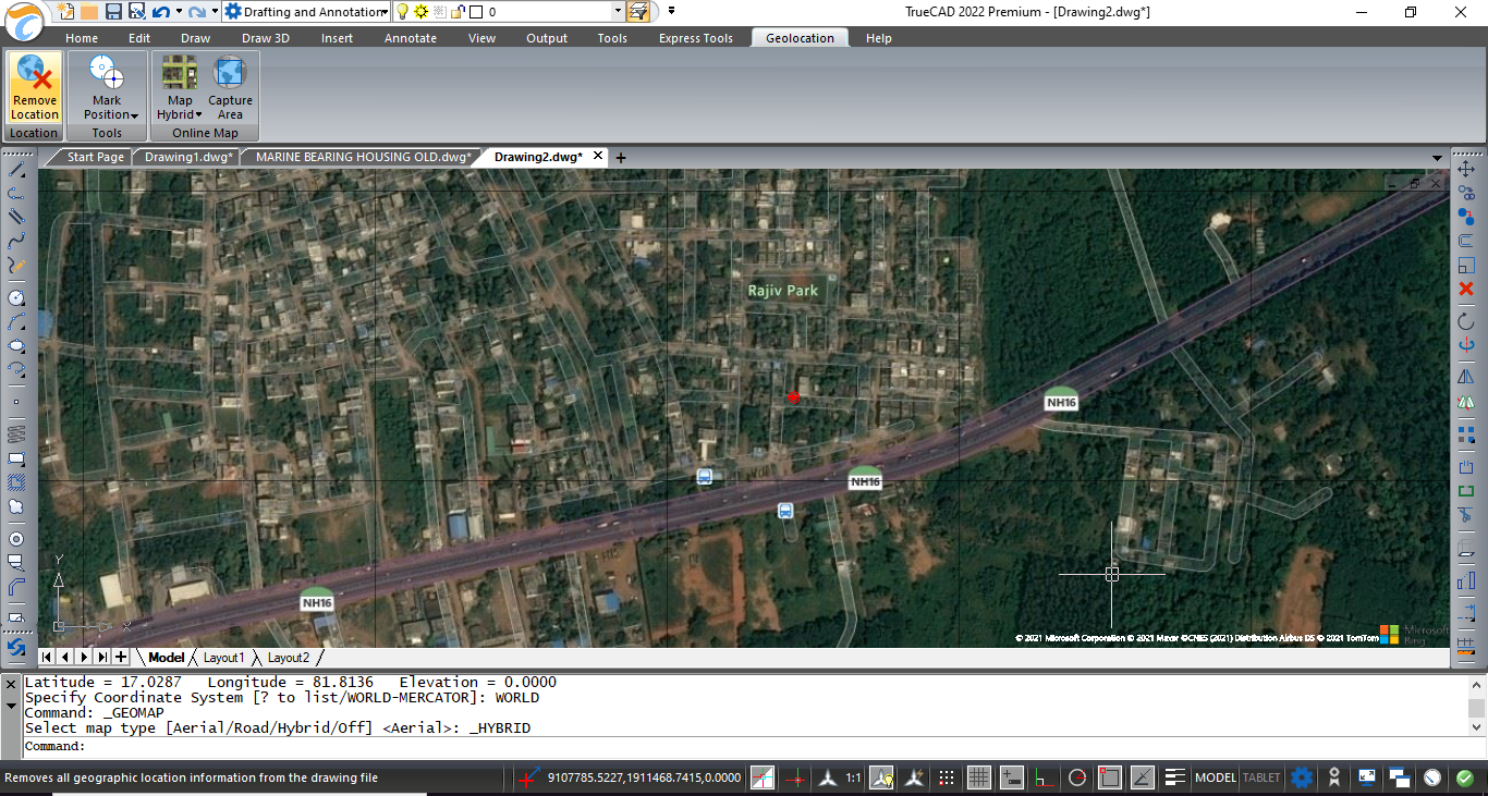 screenshot of JTS IntelliCAD